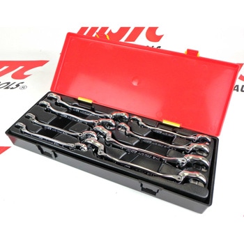 8PCS スイベルフレアナットレンチセット JTC