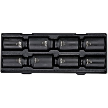 12.7mm 8PCS ディープインパクトソケットセット JTC