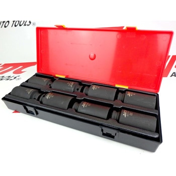 12.7mm 8PCS ディープインパクトソケットセット JTC