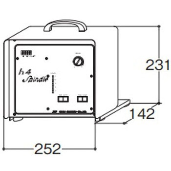 機械装着用h4スピンドル パワーサプライ ELC-64 リューター(日本精密機械工作)