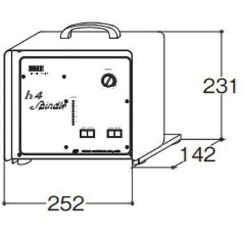 HSC-2550 機械装着用h4スピンドル パワーサプライ HSC-2550 1台