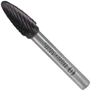 超硬ロータリーバー タイプF TiCNコーティング ウォーターミルズ