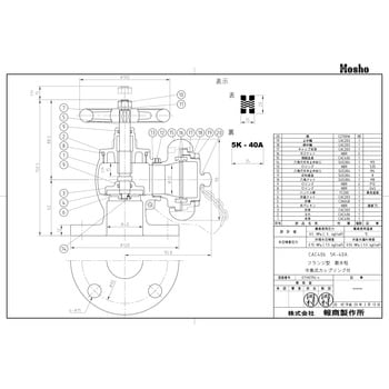 船用5kフランジ付アングル散水バルブ キャップ付 中島式 報商製作所 配管 バルブ関連 通販モノタロウ 35010 Sv 14 1