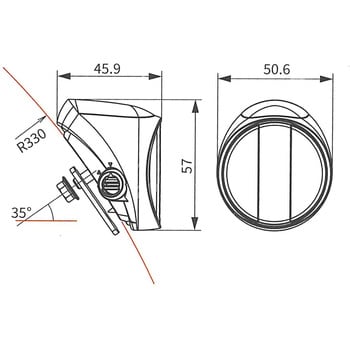 TL-SLR120 セーフティライト ソーラー充電式 ドロヨケ取付用 TL-SLR120 1個 CATEYE 【通販モノタロウ】