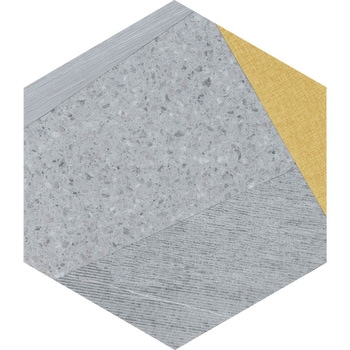 フロアタイル エグザ・インポート ミックスヘキサ 川島織物セルコン