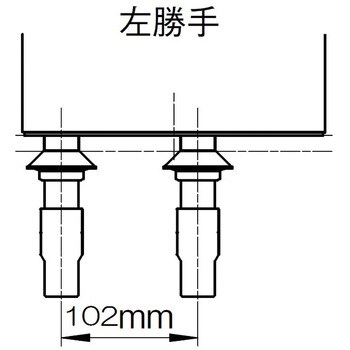 SK781L-2-S9L30 サーモデッキシャワー混合栓 SANEI パイプ長300mm