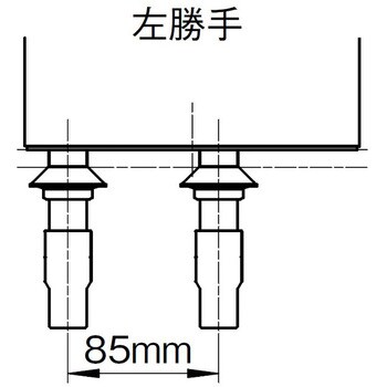 SK781L-1-S9L24 サーモデッキシャワー混合栓 SANEI パイプ長240mm