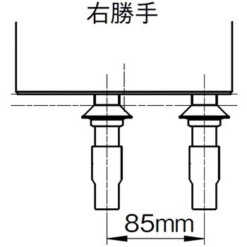 SK781R-1-S9L24 サーモデッキシャワー混合栓 SANEI パイプ長240mm