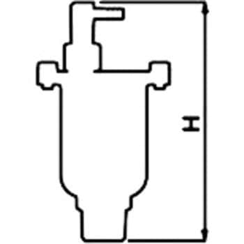 空気抜弁(L形ホース継手付) TA-16L ヨシタケ