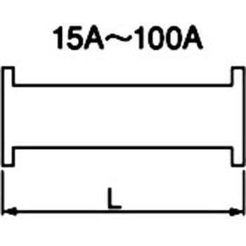 ヨシタケ フレキシブルジョイント 10KFF ベローズ式（L寸：300mm） 1個