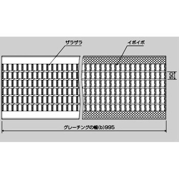 圧接型グレーチングU字溝側溝用 並目Dグリップ ダイクレ 【通販