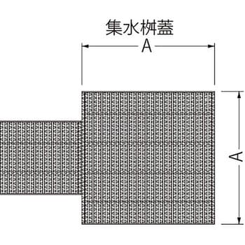 DQ-W-15 500×500×15 ステンレス製 細目ノンスリップタイプ