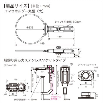 コマセホルダー万力セット(船釣り用万力)II BMO JAPAN(ビーエムオージャパン)