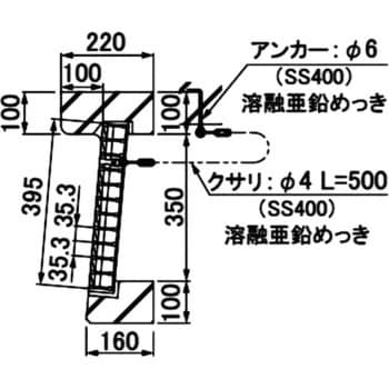 U字溝側溝用スチール製グレーチング 普通目 ノンスリップタイプ 第一