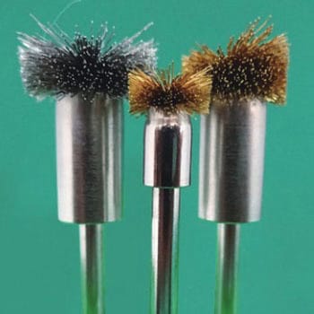 軸付フラワー型ブラシ リューター(日本精密機械工作)