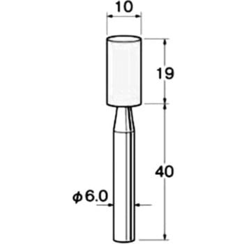 軸付砥石 軸径6mm リューター(日本精密機械工作)