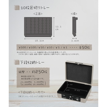 キャッシュボックス カール事務器