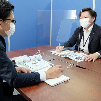 アクリルパーテーション 日本緑十字社
