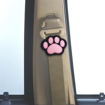 ふわふわ肉球シートベルトストッパー 明邦