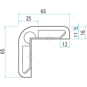 コーナーガード(直角コーナー用)2mタイプ