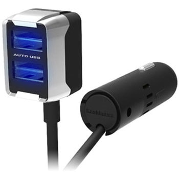 DC充電器2USB3Aセパレート カシムラ