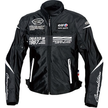 elf めんどくさく Competition Jacket LW 黒 グレー 売買された 