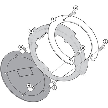 バイクタンクロック用アタッチメント GIVI(ジビ)