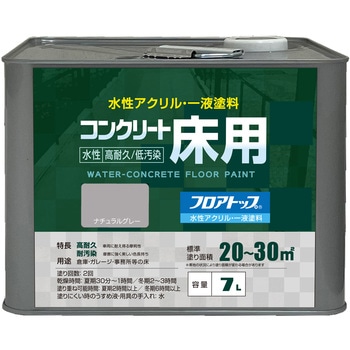 水性コンクリート床用塗料「フロアトップ」 アトムハウスペイント