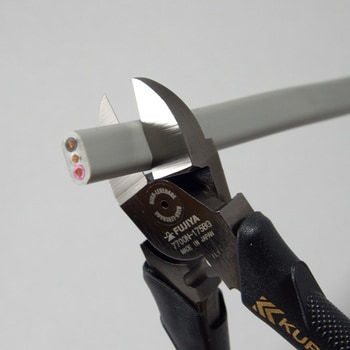電工名人偏芯薄刃ニッパ(黒金) フジ矢 エレクトロニクスニッパー 電工名人偏芯薄刃ニッパ(黒金) フジ矢 エレクトロニクスニッパー