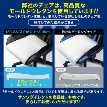 チェア(150-SNCL016GY) サンワダイレクト