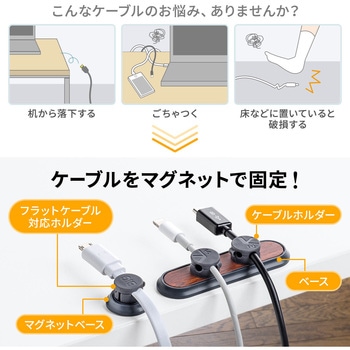 ケーブルホルダー サンワダイレクト