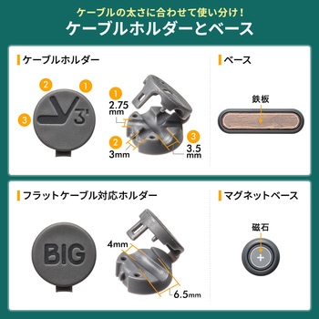 ケーブルホルダー サンワダイレクト