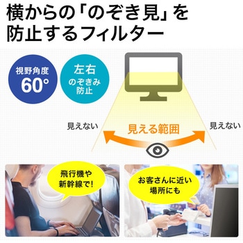 プライバシーフィルター(200-CRTPF133W) サンワダイレクト