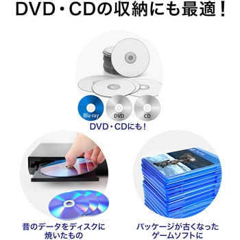 DVD・CDファイルケース(200-FCD063) サンワダイレクト
