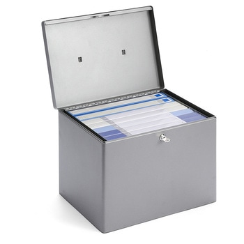 セキュリティファイルボックス(200-SL036GY) サンワダイレクト