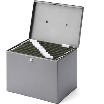 セキュリティファイルボックス(200-SL036GY) サンワダイレクト