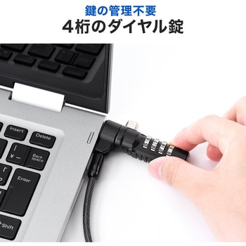 新規格nanoスロット対応 PCセキュリティワイヤー サンワダイレクト