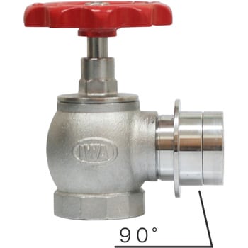 報商 散水栓 (消火栓) 1.0MPaターニングバルブ90° 口金回転 SV-12L(BR