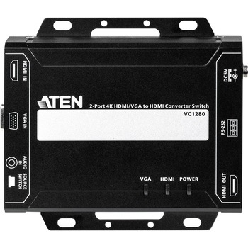 2ポート HDMI/VGA=>HDMIコンバータースイッチ(4K対応) ATEN