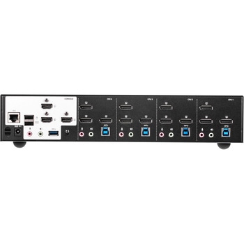 4ポートUSB 3.0ハブ搭載 4K対応 DisplayPortトリプルディスプレイKVMPスイッチ ATEN