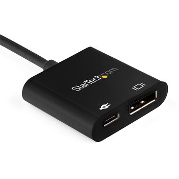 CDP2DP14UCPB USB-C - DisplayPort 1.4変換アダプタ/USB Power Delivery対応/8K60Hz  4K120Hz/60Wパススルー充電/USBタイプC - DP Altモード/ディスプレイアダプタ 1個 StarTech.com 【通販モノタロウ】