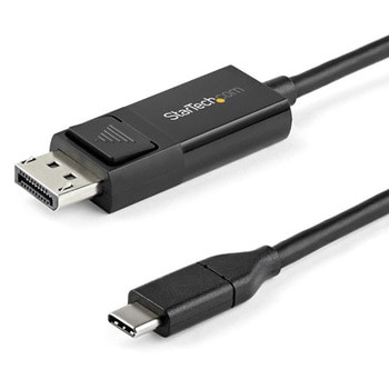 USB-C - DisplayPort 1.2 ケーブル/4K60Hz/双方向対応/Thunderbolt 3互換/ブラック StarTech.com