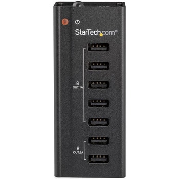 Usbスマホ充電器 7ポート搭載 5x 1a 2x 2a スタンドアローン型スマートフォンチャージャー Startech Com モバイルバッテリー 通販モノタロウ St7c