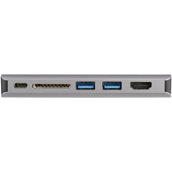 USB Type-C マルチ変換アダプタ HDMIまたはVGA出力対応 100W PD/30cmホストケーブル/SDカードリーダ USB-C接続マルチハブ StarTech.com