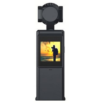 3軸スタビライザー搭載4kカメラ Pomi Pocket Gimbal ロア インターナショナル アクションカメラ 通販モノタロウ Hr