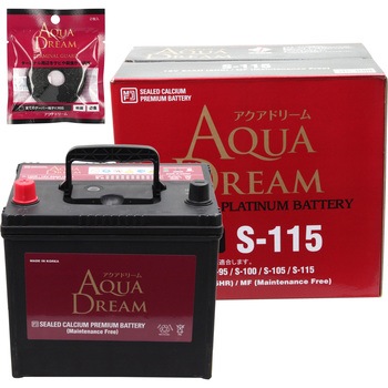 AD-S-115-TG �A�C�h�����O�X�g�b�v�ԗp PLATINUM CAR BATTERY(�^�[�~�i���K�[�h�t��) AQUA DREAM(�A�N�A�h���[��) 54045225