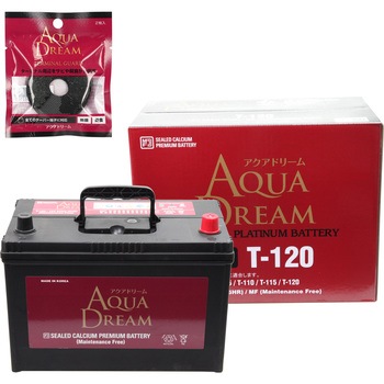 AD-T-120-TG AChOXgbvԗp PLATINUM CAR BATTERY(^[~iK[ht) AQUA DREAM(ANAh[) 54045243