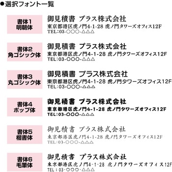 【名入れ】ハンコ 組み合わせ印 2行 ハンコ・印鑑のオーダー - PLUS(プラス)[文具]