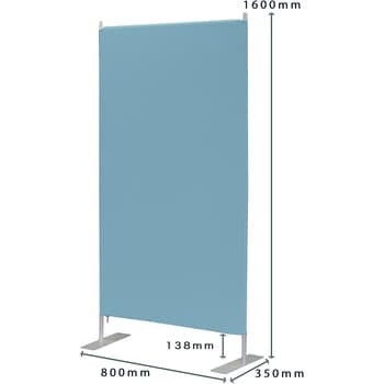 HPF0704-80WBL W800スクリーンパーティション ホワイトフレーム 1台