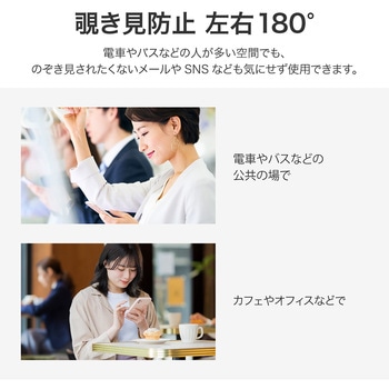 iPhone SE(第3世代)iPhone SE(第2世代)iPhone 8 iPhone 7 iPhone 6s iPhone 6 保護フィルム 覗き見防止 左右180° 反射防止 MSソリューションズ